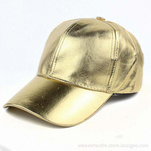 Custom Reflective Leather Baseball Cap